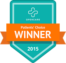 Patients Choice Award 2015 by OpenCare.com