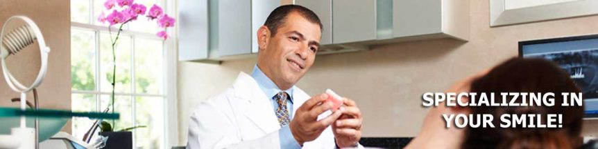 Dr. Sirakian specializes in dental implants.