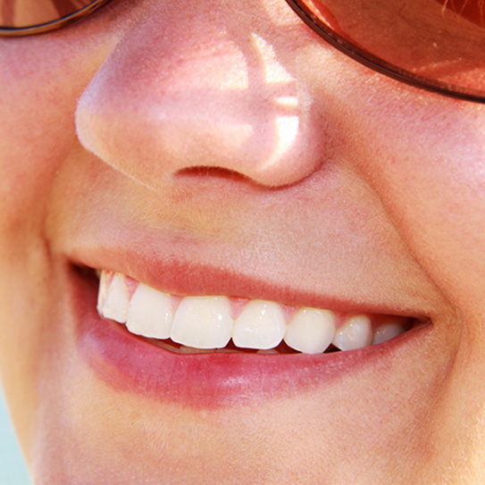 close up photo of beautiful white teeth