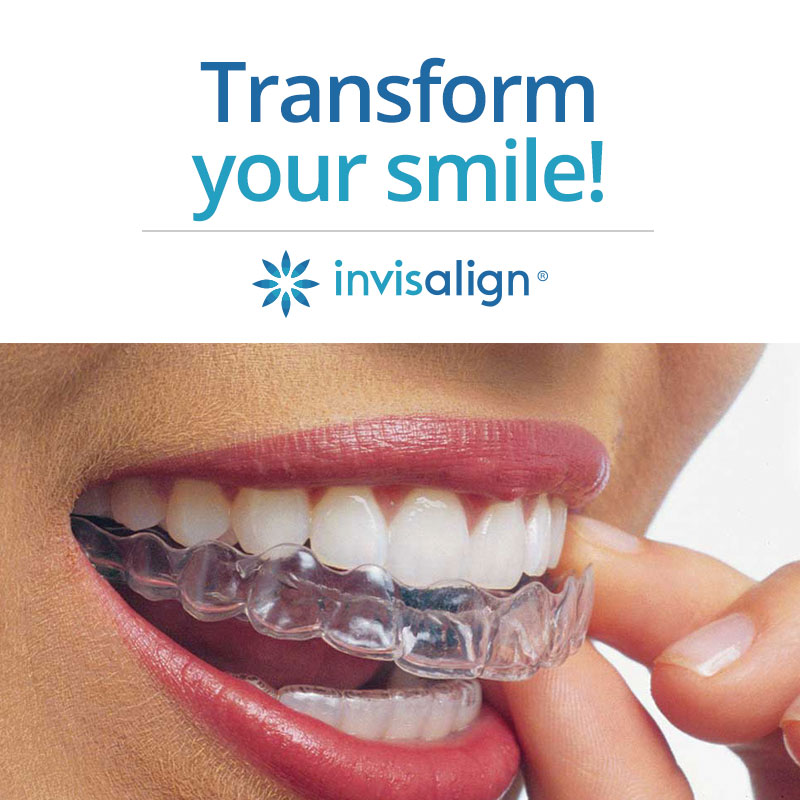 close up of woman putting in Invisalign