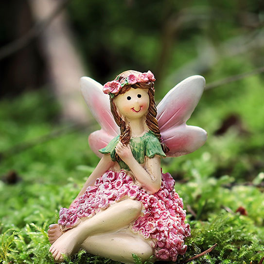 fairy ceramic statue