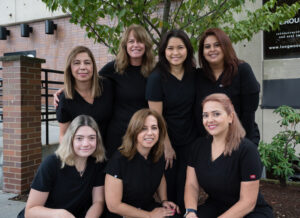 The dental assistant team at Longwood Dental